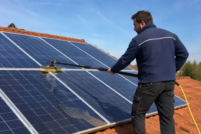 Nettoyage et entretien de panneaux solaires à Barzan