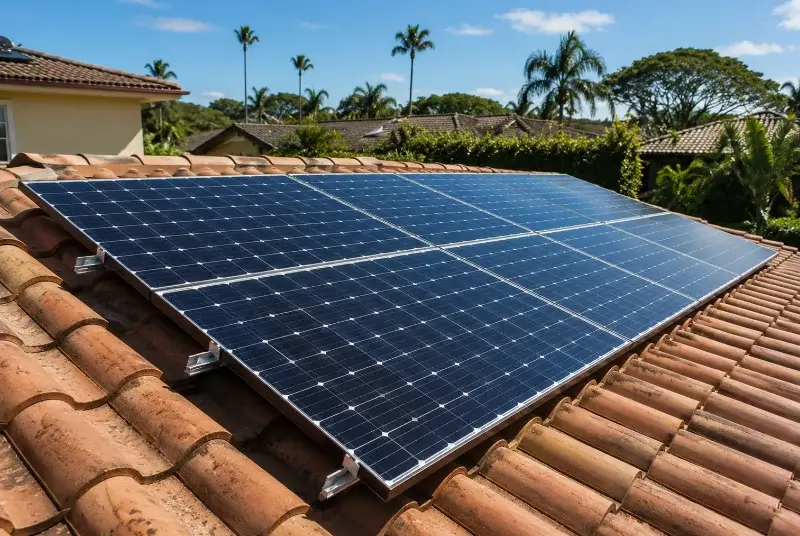 Installation de panneaux solaires à Barzan